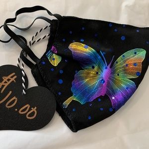 Hand Made Butterfly Face Mask (1)